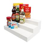 Dial Industries 3 Tiered Adjustable Canned Goods Shelves for Kitchen Cabinet and Pantry Organization, Mega Expand A Shelf