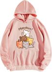 ABSOLUTE DEFENSE Cute Dinosaur Hoodie Women Girl Causal Stylish Latest Black Blue Red Pink Lavender Maroon Peach 499 599 699 Under