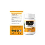 Appris Herbs Haldi extract (Turmeric - curcumin) 500mg 60 Tablets Help Boost Immunity | Blood Cleansing | Skin Problems | Anti-Oxidant | Strengthen Digestion | Anti-Inflammatory No. of Pack - 1