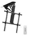 VEVOR Motorized Ceiling TV Mount, TV Wall Mount for 32 to 65 Inch TV, Electric Adjustable Ceiling TV Mount, Motorized Flip Down TV Mount Bracket with Max VESA 24 x 24 in, Fits TVs Up to 88 lbs