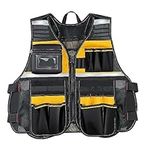 Fonowx Tool Vest with Multi Pockets