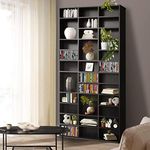 Oikiture Bookshelf 1044 CD/DVD Rack