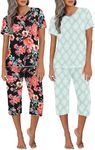 Ekouaer 2 Pack Women's Sleepwear Ca