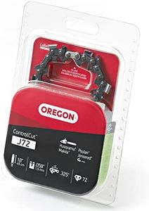 Oregon J72 ControlCut 18-Inch Chainsaw Chain, Fits Husqvarna, Makita, Poulan, Jonsered Grey