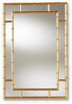 Baxton Studio Adra Wall Mirror, Met