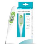 Digital Thermometer, Oral Thermometer Adults Kids Babies, Accurate Fast Switchable Body Temperature Thermometer, Green