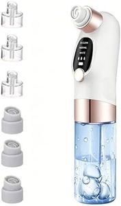 Blackhead Remover Pore Vacuum, Water Circulation Facial Cleanser with Double Tank Design, 6 Replaceable Probes & 3 Adjustable Modes, Rechargeable Pore Cleaner for Deep Cleansing, Acne, Grease