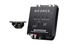 Hifonics BXiPro3.0 Processor (Black) - Digital Bass Enhancement Processor, Dash Mount Remote Control Included, Compact Design