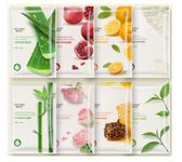 Generic Organic Face Mask,Collagen Face Mask Sheet,Fruit Extracted Beauty Face Mask Multipack,Sheets,Facial Mask facial,Moisturizing Facial Mask,Skincare Facial Mask,Skin Repair Mask.8 Sheets.