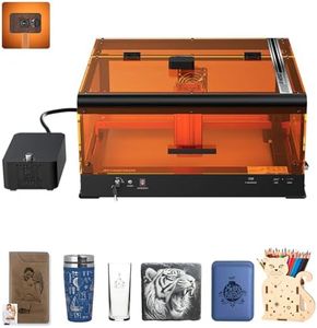 ATOMSTACK A24 Pro Ultra Lasergravurmaschine mit Kamera Gehäuse und F60 Air Assist, 24W Leistung Massengravur Schneiden, Hochpräzise Positionierung Lasergravierer für Holz, Acryl, Leder, Metall