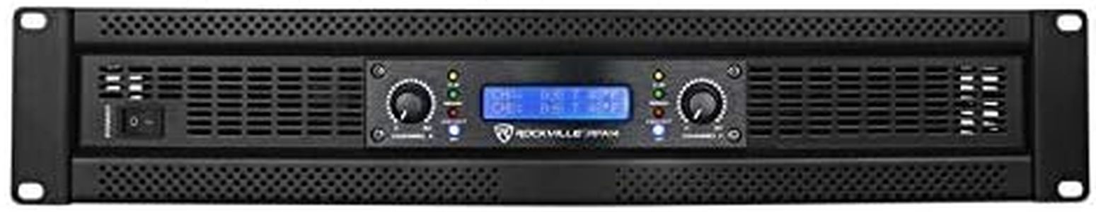 Rockville RPA14 7000W Peak / 2000W RMS 2-Channel Power Amplifier, Rack Mountable - Perfect for Live Sound, Pro Audio, DJs