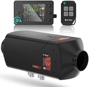 LF Bros 12V Diesel Heater, 5KW Air Parking Heater with Remote Control and T3 Timing LCD Monitor, 10L Fuel Tank, Fast Heating Low Noise Portable Heater for Car Trucks Vans Boat RV Trailer