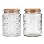 WHJY Glass Storage Container with L