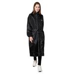 THE CLOWNFISH Raincoats for Women Rain Coat for Women Raincoat for Ladies Waterproof Reversible Double Layer. Drizzle Diva Series (BL, XXX-Large)