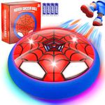 Spider Hover Football Gifts for 3-8 Year Old Boys,Ball Toys Games for 4 5 6 7 8 Year Old Boy,Fun Cool Hover Soccer Ball Birthday Gifts for 3-12 Year Old Children's Kids,Indoor Foam Football Game Toys