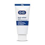 E45 Itch Relief Cream 50 g – Anti Itch Cream for Skin Irritation – Non-Greasy E45 Cream to Relieve Itching – Eczema Dermatitis Cream – Instantly Soothes and Calms Skin - E45 for Itching