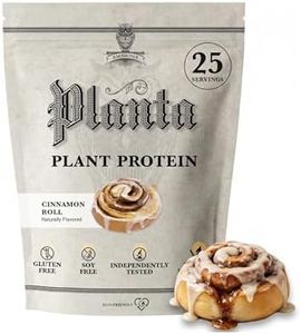 Ambrosia Plant Based Protein Powder 20g | Clean Vegan Pea Protein Powder | Gluten & Dairy Free, Keto Friendly, No Added Sugar | 25 Servings | Cinnamon Roll