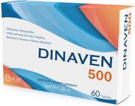 Dulàc - Diosmin Hesperidin Supplement Dinaven 500 60 Tablets for Heavy Legs and Venous Circulation of The Haemorroidal Plexus, Enriched with Antioxidants Horse Chestnut Extract and Butchers Broom