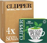 Clipper Organic Fairtrade Pure Green Tea 4 x 80 Teabags