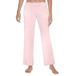 U2SKIIN Pajama Pants for Women Soft, 100% Cotton Comfortable Womens Lounge Sleep Pj Bottoms for Women(Pink, M)