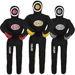 Jayefo Tonjon MMA Grappling Dummies – Jiu Jitsu Dummy for Punch Boxing & Kickboxing, Boxing Dummy for Martial Arts Training, Freestanding Punching Bag for Kickboxing | Unfilled 5ft (Black/Yellow)