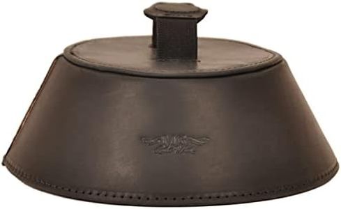 Trombone magnetic mute, lightweight leather mute for jazz and classical trombone players MG Leather Work (Trombone Plunger, Black)