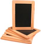 Creative Hobbies® Synthetic Chalkboard With Unfinished Wood Frame, 4 x 6 Inch -Pack of 6 Chalkboard