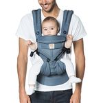 Ergobaby Carrier, Omni 360 All Carry Positions Baby Carrier with Cool Air Mesh, Oxford Blue