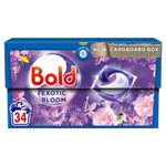 Bold All-in-1 Washing Liquid Capsules Exotic Bloom, Pack of 34