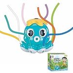 Sprinkler Toy for Kids, Water Spray Sprinkler for Kids Octopus Water Sprinkler Water Play Toys Spinning Sprinkler Water Toys for Kids Boys Girls Summer Outdoor Lawn Garden Yard Beach Toy