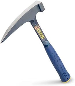 ESTWING Rock Pick - 24 oz Geology Hammer with Pointed Tip & Shock Reduction Grip - E6-24PC