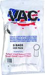 VACUUM AMERICA CLEAN VAC 19 Perfect/Bissell/ORECK 6 Quart Backpack H-10 HEPA Filtration (Pack of 9)