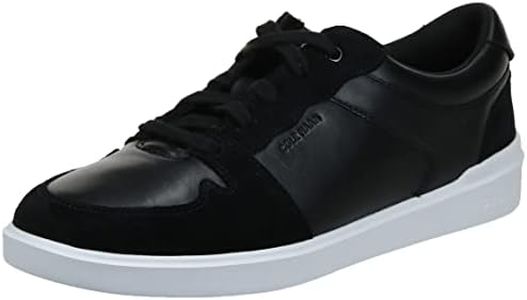 Cole Haan Women's Sneaker, Black Leather/Suede, 8.5