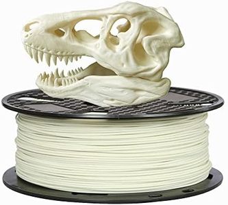 CC3D PLA MAX Bone White PLA Filament 1.75 mm 3D Printer Filament 1KG 2.2LBS Spool 3D Printing Materials PLA MAX PLA + Stronger Than PLA Pro Plus Normal PLA Filament Bone Color