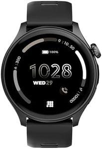 Cubitt Aura Smartwatch/Fitness Tracker with 1.43" Touch AMOLED Screen, Bluetooth Calling, 60+ Sports, Blood Oxygen, Heart Rate, Stress/Sleep Monitor, Waterproof, Step Counter, Compass Support
