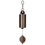 Woodstock Chimes HWLC Large Heroic Windbell - Antique Copper, Brown, 40-Inch