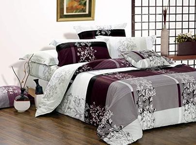 MAISY Quilt Cover Set, 3 Piece Duvet Cover Set Includes 2 Pillowcases, Doona Cover Set (Queen Size)