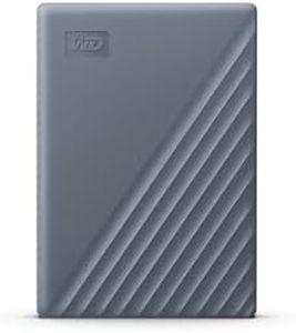 WD 2TB Portable Hard Drive, Works with USB-C and USB-A Devices, Windows PC, Mac, Chromebook, Gaming Consoles, and Mobile Devices, Includes Backup Software and Password Protection - WDBRMD0020BGY-WESN