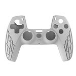 OIVO INDIA White Controller Silicone Cover Case PS5 Controller Skin Anti Slip Protective Case Sleeve for Sony Playstation 5 DualSense Controller