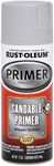 Rust-Oleum 252472 Automotive 12-Ounce Sandable Primer Spray Paint, Light Gray