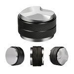 51mm Espresso Tamper, Coffee Distributor Adjustable Height, Coffee Leveler Fits with Two-in-one Double-Head and Flat-Bottom Three Leaf for Macaroons Espresso Coffee