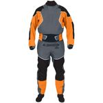 Waterproof Quick Dry Dry Dry Suit for Men, Free Diving Drysuits, 3 Layer Neoprene, Kayak Surfing for Paddling Fishing Boating(Orange,XXXL)