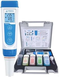 Apera Instruments PR60F Premium pH/ORP (Redox) Tester Kit with Dual Flat Sensor Pre-calibrated for High-Accuracy Simultaneous pH/ORP/Temp. Measurement