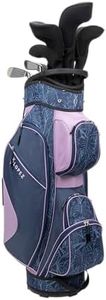 Nancy Lopez Golf - Ashley 18PC Complete Golf Clubs, Cart Bag Package Set - Lush - Right Hand