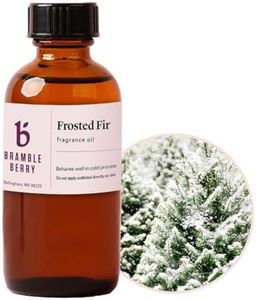 Bramble Berry Frosted Fir Fragrance Oil 2 oz | Fresh Evergreen Winter Scent for Soap Making, Candles, Lotion, Bath Bombs & Perfume | Skin Safe, Vegan, Paraben & Phthalate Free
