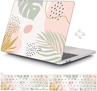 iCasso Compatible with MacBook Pro 13 inch Case 2020 Release A2338M1/A2251/A2289, Hard Shell Case & Keyboard Cover & Screen Protector Only for MacBook Pro 13'' with Touch Bar
