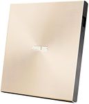 ASUS SDRW-08U9M-U External ultraslim 8X DVD Writer, USB Type C + Type A Cable, Mac Compatible, 13.9mm Ultraslim, M-DISC Support, Disc Encryption, Nero Backitup, E-Green, E-Media