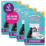 Vamoosh Pet Hair Dissolver- Pet Hair Remover for Washing Machines, 12x100g (4 Boxes), Removes Odour Dissolves Dog, Cat, Animal Fur, Cleans Pet Bedding in Washing Machine, Easy to Use, Up to 12 Washes