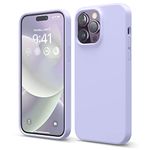 elago Compatible with iPhone 14 Pro Max Case, Liquid Silicone Case, Full Body Protective Cover, Shockproof, Slim Phone Case, Anti-Scratch Soft Microfiber Lining, 6.7 inch (Purple)