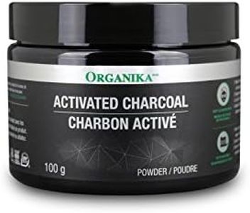 Organika Activated Charcoal Powder- Food Grade, Detox Support, Teeth Whitening, Face Wash- 100g